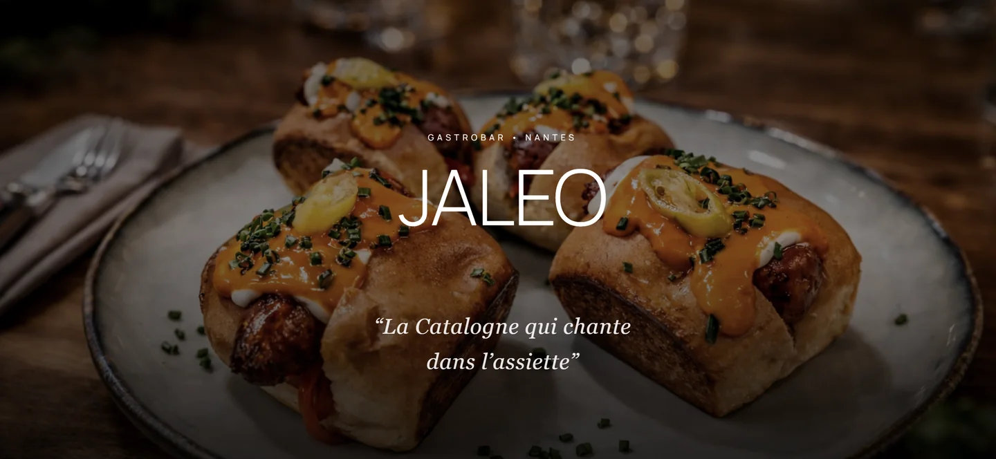Jaleo demo screenshot with food image and title